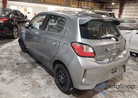 2021 Mitsubishi Mirage Carbonite Edition/Es/Le z USA, uszkodzony, nr VIN ML32AUHJ6MH011377